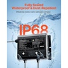 image:imageVEVOR Marine Battery Charger 1Bank 10A 12V Onboard Boat Charger IP68 Waterproof Smart OnBoard Battery Charger for LithiumIon LiFePO4 NCM LeadAcid Batteries Large Boat Yacht RV Trailer5ABank