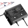 image:imageVEVOR Marine Battery Charger 1Bank 10A 12V Onboard Boat Charger IP68 Waterproof Smart OnBoard Battery Charger for LithiumIon LiFePO4 NCM LeadAcid Batteries Large Boat Yacht RV Trailer5ABank