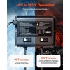 image:imageVEVOR Marine Battery Charger 1Bank 10A 12V Onboard Boat Charger IP68 Waterproof Smart OnBoard Battery Charger for LithiumIon LiFePO4 NCM LeadAcid Batteries Large Boat Yacht RV Trailer5ABank