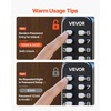 image:imageVEVOR Mechanical Keyless Entry Door Lock 14 Key Door Lock Mechanical Keypad with Adjustable Thumb Knob SingleSide Zinc Alloy Waterproof Keyless Gate Lock for Home OfficeBlack