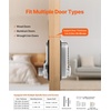 image:imageVEVOR Mechanical Keyless Entry Door Lock 14 Key Door Lock Mechanical Keypad with Adjustable Thumb Knob SingleSide Zinc Alloy Waterproof Keyless Gate Lock for Home OfficePearl Chrome