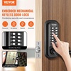image:imageVEVOR Mechanical Keyless Entry Door Lock 14 Keys Mechanical Keypad with Handle DoubleSided Stainless Steel Waterproof Keyless Gate Lock for Home Office Fence GarageBlack