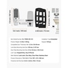 image:imageVEVOR Mechanical Keyless Entry Door Lock 14 Keys Mechanical Keypad with Handle DoubleSided Stainless Steel Waterproof Keyless Gate Lock for Home Office Fence GaragePearl Chrome