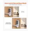 image:imageVEVOR Mechanical Keyless Entry Door Lock 14 Keys Mechanical Keypad with Handle DoubleSided Stainless Steel Waterproof Keyless Gate Lock for Home Office Fence GaragePearl Chrome