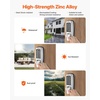 image:imageVEVOR Mechanical Keyless Entry Door Lock 14 Keys Mechanical Keypad with Handle DoubleSided Stainless Steel Waterproof Keyless Gate Lock for Home Office Fence GaragePearl Chrome