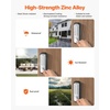 image:imageVEVOR Mechanical Keyless Entry Door Lock 14 Keys Mechanical Keypad with Handle DoubleSided Stainless Steel Waterproof Keyless Gate Lock for Home Office Fence GaragePearl Chrome
