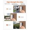 image:imageVEVOR Mechanical Keyless Entry Door Lock 14 Keys Mechanical Keypad with Handle DoubleSided Stainless Steel Waterproof Keyless Gate Lock for Home Office Fence GaragePearl Chrome