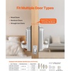 image:imageVEVOR Mechanical Keyless Entry Door Lock 14 Keys Mechanical Keypad with Handle DoubleSided Stainless Steel Waterproof Keyless Gate Lock for Home Office Fence GaragePearl Chrome