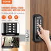 image:imageVEVOR Mechanical Keyless Entry Door Lock 14 Keys Mechanical Keypad with Handle DoubleSided Stainless Steel Waterproof Keyless Gate Lock for Home Office Fence GarageBlack