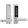 image:imageVEVOR Mechanical Keyless Entry Door Lock 20 Code Upgrade 47 Digits Code SingleSided Push Button Combination Mechanical Keypad Door Knob Auto Locking for Garden Gates Indoor or Outdoor SilverPearl Chrome