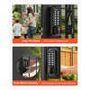 image:imageVEVOR Mechanical Keyless Entry Door Lock 20 Code Upgrade 47 Digits Code SingleSided Push Button Combination Mechanical Keypad Door Knob Auto Locking for Garden Gates Indoor or Outdoor SilverBlack