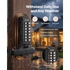 image:imageVEVOR Mechanical Keyless Entry Door Lock 20 Code Upgrade 47 Digits Code SingleSided Push Button Combination Mechanical Keypad Door Knob Auto Locking for Garden Gates Indoor or Outdoor SilverBlack