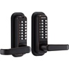 image:imageVEVOR Mechanical Keyless Entry Door Lock 20 Code Upgrade 47 Digits Code SingleSided Push Button Combination Mechanical Keypad Door Knob Auto Locking for Garden Gates Indoor or Outdoor SilverBlack