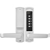 image:imageVEVOR Mechanical Keyless Entry Door Lock 20 Code Upgrade 47 Digits Code SingleSided Push Button Combination Mechanical Keypad Door Knob Auto Locking for Garden Gates Indoor or Outdoor SilverPearl Chrome