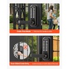 image:imageVEVOR Mechanical Keyless Entry Door Lock 20 Code Upgrade 47 Digits Code SingleSided Push Button Combination Mechanical Keypad Door Knob Auto Locking for Garden Gates Indoor or Outdoor SilverBlack