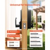image:imageVEVOR Mechanical Keyless Entry Door Lock 20 Code Upgrade 47 Digits Code SingleSided Push Button Combination Mechanical Keypad Door Knob Auto Locking for Garden Gates Indoor or Outdoor SilverBlack