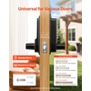 image:imageVEVOR Mechanical Keyless Entry Door Lock 20 Code Upgrade 47 Digits Code SingleSided Push Button Combination Mechanical Keypad Door Knob Auto Locking for Garden Gates Indoor or Outdoor SilverBlack