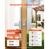 image:imageVEVOR Mechanical Keyless Entry Door Lock 20 Code Upgrade 47 Digits Code SingleSided Push Button Combination Mechanical Keypad Door Knob Auto Locking for Garden Gates Indoor or Outdoor SilverPearl Chrome