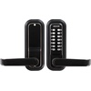 image:imageVEVOR Mechanical Keyless Entry Door Lock 20 Code Upgrade 47 Digits Code SingleSided Push Button Combination Mechanical Keypad Door Knob Auto Locking for Garden Gates Indoor or Outdoor SilverBlack