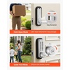 image:imageVEVOR Mechanical Keyless Entry Door Lock 20 Code Upgrade 47 Digits Code SingleSided Push Button Combination Mechanical Keypad Door Knob Auto Locking for Garden Gates Indoor or Outdoor SilverPearl Chrome