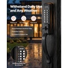 image:imageVEVOR Mechanical Keyless Entry Door Lock 20 Code Upgrade 47 Digits Code SingleSided Push Button Combination Mechanical Keypad Door Knob Auto Locking for Garden Gates Indoor or Outdoor SilverBlack