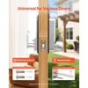 image:imageVEVOR Mechanical Keyless Entry Door Lock 20 Code Upgrade 47 Digits Code SingleSided Push Button Combination Mechanical Keypad Door Knob Auto Locking for Garden Gates Indoor or Outdoor SilverPearl Chrome