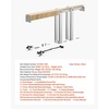 image:imageVEVOR Pocket Door Frame Kit for 2436 in Wide 80 in High Door Pocket Door Kit with TwoWay Soft Close Mechanism Slide Smoothly Quietly Easy to Install Premium Galvanized Steel for Living Room36x84