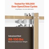 image:imageVEVOR Pocket Door Frame Kit for 4872 in Wide 80 in High Door Pocket Door Kit with TwoWay Soft Close Mechanism Slide Smoothly Quietly Easy to Install Wood and Galvanized Steel for Living Room30x80