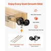 image:imageVEVOR Pocket Door Frame Kit for 4872 in Wide 80 in High Door Pocket Door Kit with TwoWay Soft Close Mechanism Slide Smoothly Quietly Easy to Install Wood and Galvanized Steel for Living Room72x80