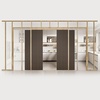image:imageVEVOR Pocket Door Frame Kit for 4872 in Wide 80 in High Door Pocket Door Kit with TwoWay Soft Close Mechanism Slide Smoothly Quietly Easy to Install Wood and Galvanized Steel for Living Room72x80
