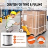 image:imageVEVOR Polyester Pull Tape 12 x 1053 Mule Tape Flat Rope 1250 lbf Tensile Capacity Printed Webbing Cable Pulling Tape for Packaging Gardening Commercial Electrical Conduit Work White12 x 1053
