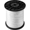 image:imageVEVOR Polyester Pull Tape 12 x 5249 Mule Tape Flat Rope 1250 lbf Tensile Capacity Printed Webbing Cable Pulling Tape for Packaging Gardening Commercial Electrical Conduit Work White5249 x 12