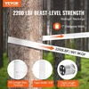 image:imageVEVOR Polyester Pull Tape 12 x 5249 Mule Tape Flat Rope 1250 lbf Tensile Capacity Printed Webbing Cable Pulling Tape for Packaging Gardening Commercial Electrical Conduit Work White318 x 58