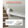 image:imageVEVOR Push Bar Panic Exit Device 31 Stainless Steel Commercial Panic Bar for Exit Doors Emergency Exit Door Hardware with Dual Locking Bolt and Sticker for 3146 Wood or Metal Door Silver28 x 602 x 26