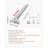 image:imageVEVOR Push Bar Panic Exit Device 31 Stainless Steel Commercial Panic Bar for Exit Doors Emergency Exit Door Hardware with Dual Locking Bolt and Sticker for 3146 Wood or Metal Door Silver28 x 602 x 26