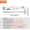 image:imageVEVOR Push Bar Panic Exit Device 31 Stainless Steel Commercial Panic Bar for Exit Doors Emergency Exit Door Hardware with Dual Locking Bolt and Sticker for 3146 Wood or Metal Door Silver275 x 61 x 26