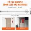 image:imageVEVOR Push Bar Panic Exit Device 31 Stainless Steel Commercial Panic Bar for Exit Doors Emergency Exit Door Hardware with Dual Locking Bolt and Sticker for 3146 Wood or Metal Door Silver319 x 6 x 26