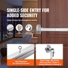 image:imageVEVOR Push Bar Panic Exit Device 31 Stainless Steel Commercial Panic Bar for Exit Doors Emergency Exit Door Hardware with Dual Locking Bolt and Sticker for 3146 Wood or Metal Door Silver319 x 6 x 26
