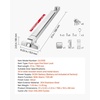 image:imageVEVOR Push Bar Panic Exit Device 31 Stainless Steel Commercial Panic Bar for Exit Doors Emergency Exit Door Hardware with Dual Locking Bolt and Sticker for 3146 Wood or Metal Door Silver31 x 602 x 26