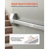 image:imageVEVOR Push Bar Panic Exit Device 31 Stainless Steel Commercial Panic Bar for Exit Doors Emergency Exit Door Hardware with Dual Locking Bolt and Sticker for 3146 Wood or Metal Door Silver319 x 602 x 26