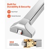 image:imageVEVOR Push Bar Panic Exit Device 31 Stainless Steel Commercial Panic Bar for Exit Doors Emergency Exit Door Hardware with Dual Locking Bolt and Sticker for 3146 Wood or Metal Door Silver41 x 602 x 26