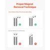 image:imageVEVOR Rare Earth Magnets 100 Pcs Strong Round Small Neodymium Magnets Disc with Transparent Storage Box for Whiteboard Refrigerator Cabinet Dry Erase Board Home Kitchen Office School