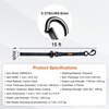 image:imageVEVOR Ratchet Tie Down Straps 4PK 2200 lb Break Strength 1 x 15 Heavy Duty Ratchet Tie Down Strap Set with Padded Handles Coated S Hook Soft Loop for Moving Appliances Motorcycle ATV Truck