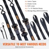 image:imageVEVOR Ratchet Tie Down Straps 4PK 2200 lb Break Strength 1 x 15 Heavy Duty Ratchet Tie Down Strap Set with Padded Handles Coated S Hook Soft Loop for Moving Appliances Motorcycle ATV Truck