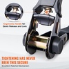 image:imageVEVOR Ratchet Tie Down Straps 4PK 2200 lb Break Strength 1 x 15 Heavy Duty Ratchet Tie Down Strap Set with Padded Handles Coated S Hook Soft Loop for Moving Appliances Motorcycle ATV Truck
