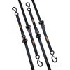 image:imageVEVOR Ratchet Tie Down Straps 4PK 2200 lb Break Strength 1 x 15 Heavy Duty Ratchet Tie Down Strap Set with Padded Handles Coated S Hook Soft Loop for Moving Appliances Motorcycle ATV Truck