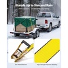 image:imageVEVOR Ratchet Tie Down Straps 4Pack 10000 lb Break Strength Heavy Duty Double J Hooks 2 x 27 with Padded Handles  Ideal for Moving Securing Cargo Appliances Lawn Equipment and More2 x 27