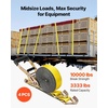 image:imageVEVOR Ratchet Tie Down Straps 4Pack 10000 lb Break Strength Heavy Duty Double J Hooks 2 x 27 with Padded Handles  Ideal for Moving Securing Cargo Appliances Lawn Equipment and More2 x 27