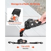 image:imageVEVOR Retractable Ratchet Straps 1 in x 6 ft Tie Down Straps with S Hooks 1200 lbs Break Strength 4 Soft Loops Tie Down Ratcheting for Moving Trailers Motorcycles Kayaks Car Roof 4 Pack1 x 6