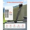 image:imageVEVOR Retractable Ratchet Straps 2 in x 10 ft Tie Down Straps with S Hooks 3033 lbs Break Strength 2 Soft Loops Tie Down Ratcheting for Moving Trailers Motorcycles Kayaks Car Roof 2 Pack